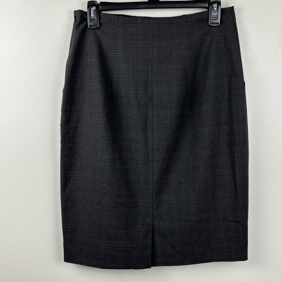 Halogen Classic Career Professional Pencil Skirt Women 10 Black Pocket Side Zip - Picture 6 of 10